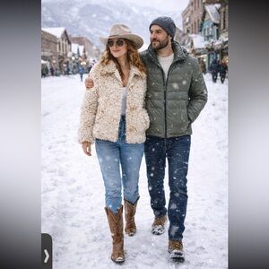 ANTHROPOLOGIE NWT  Brenna Faux Fur Coat Pink Size M.